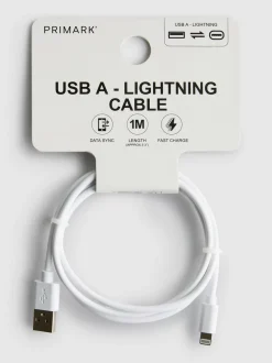 USB A auf Lightning-Ladekabel, 1 m