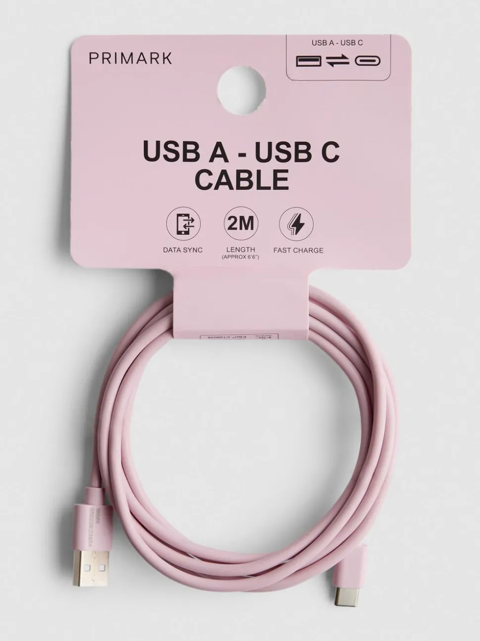 USB-A-auf-USB-C-Kabel, 2 m