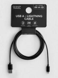 USB-A-zu-Lightning-Ladekabel, 2 m