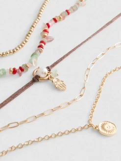 Verschiedene Choker, 5er-Pack