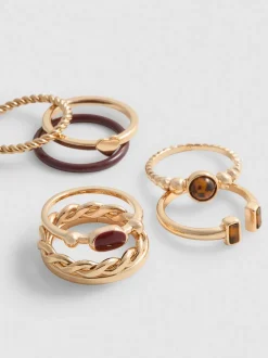 Verschiedene Ringe im Set, 9er-Pack