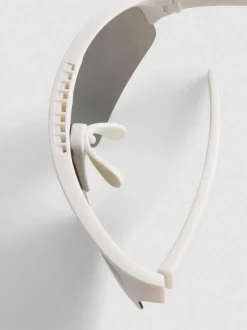 Verspiegelte Sonnenbrille mit durchgehender Blende