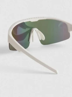 Verspiegelte Sonnenbrille mit durchgehender Blende