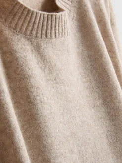 Weicher Strickpullover mit Rundhalsausschnitt