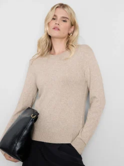 Weicher Strickpullover mit Rundhalsausschnitt