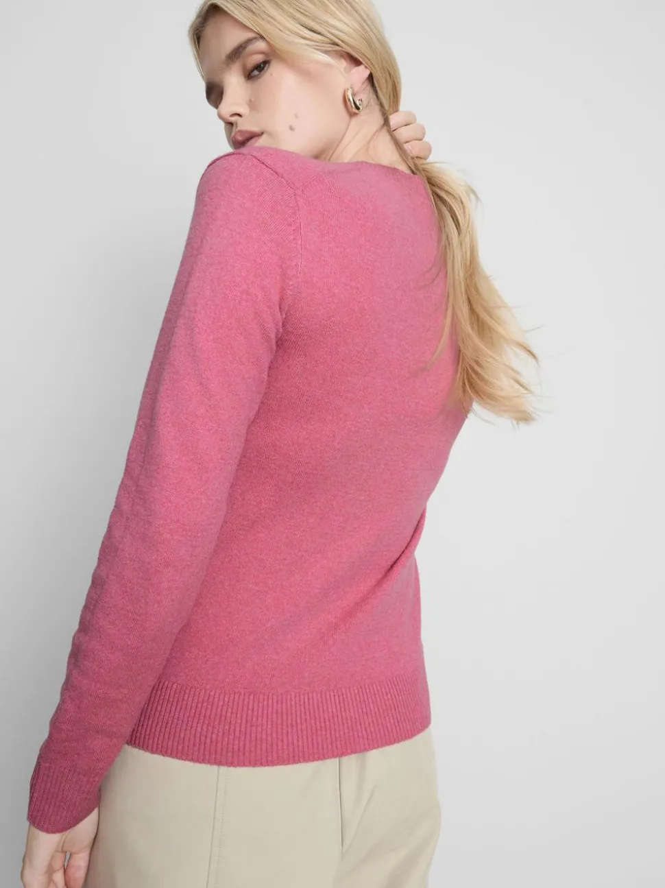 Weicher Strickpullover mit Rundhalsausschnitt