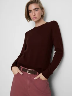 Weicher Strickpullover mit Rundhalsausschnitt