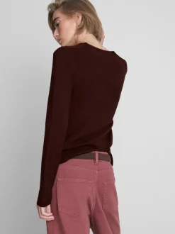 Weicher Strickpullover mit Rundhalsausschnitt