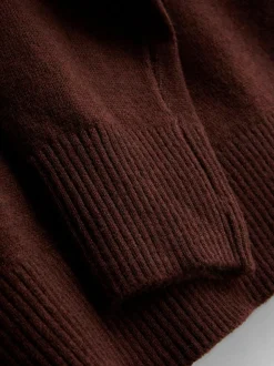 Weicher Strickpullover mit Rundhalsausschnitt