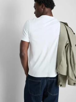 Weißes T-Shirt in regulärer Passform