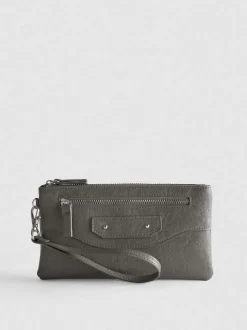 Wristlet-Tasche in Knitteroptik