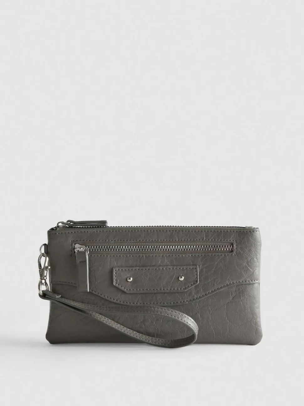 Wristlet-Tasche in Knitteroptik