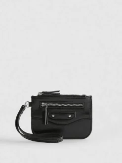 Wristlet-Tasche in Lackoptik