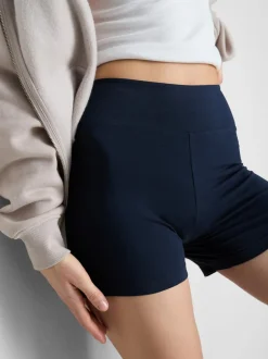 Yogashorts mit hohem Bund, 2er-Pack