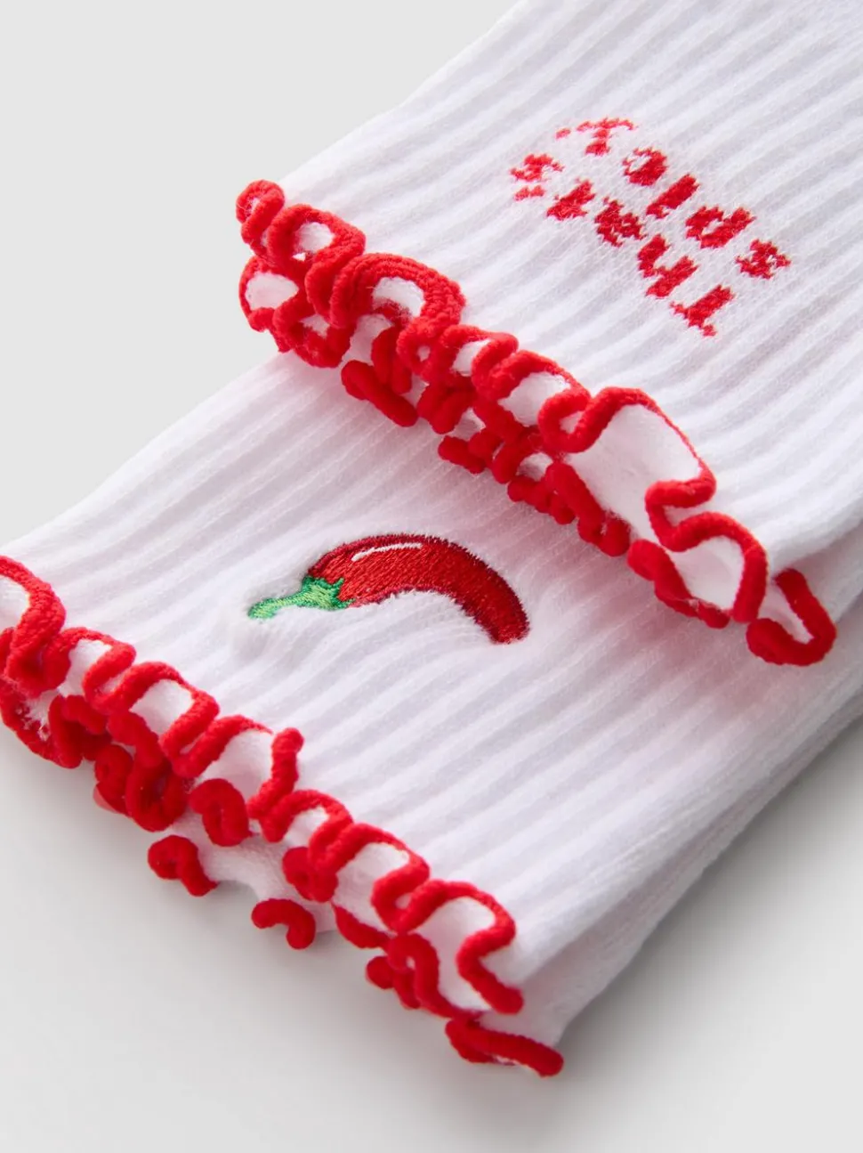 Yogasocken mit Chili-Design, 2er-Pack